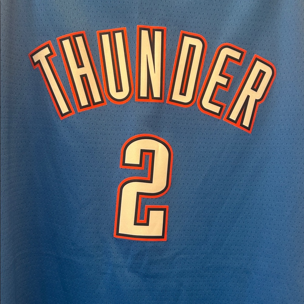 Shai Gilgeous-Alexander Oklahoma City Thunder Nike Youth Swingman Jersey - Picture 8 of 9